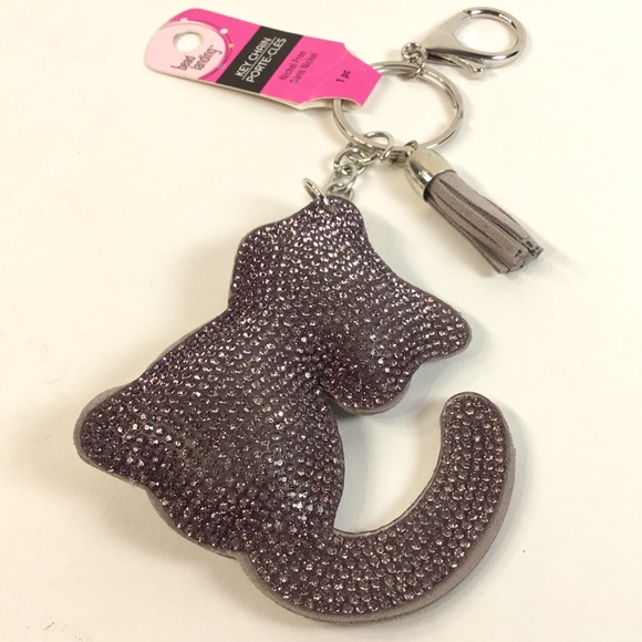 NWT, Bling Cat Keychain/Purse Adornment - Picture 5 of 8
